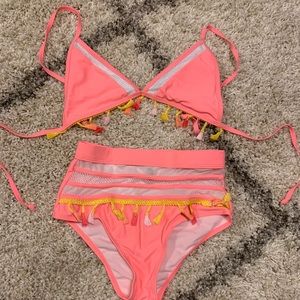 Pink bikini